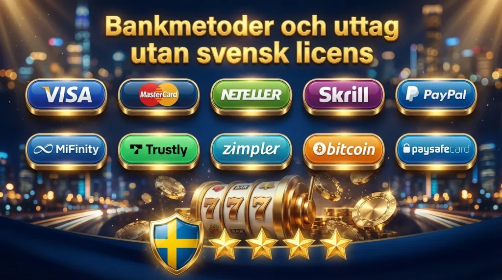 Bankmetoder utan svensk licens