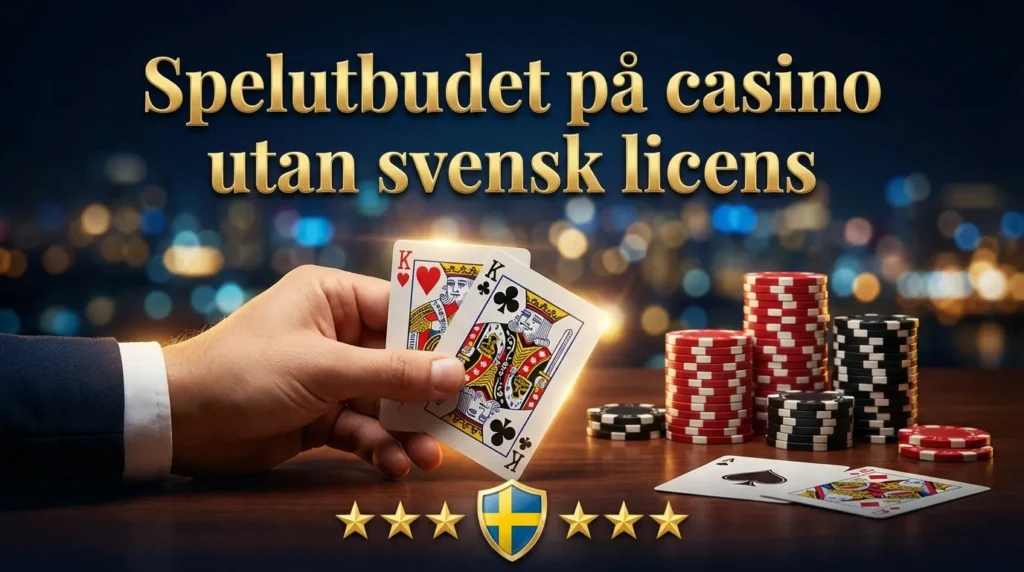Spel på casinon utan svensk licens
